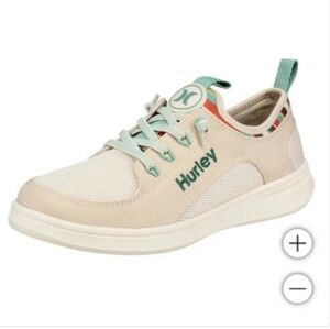 Hurley Ladies Bungee Beige and Mint Sneakers